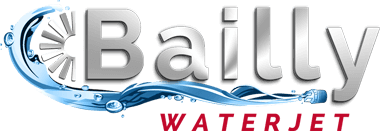 Logo Bailly Waterjet, spécialiste de la découpe au jet d'eau haute précision